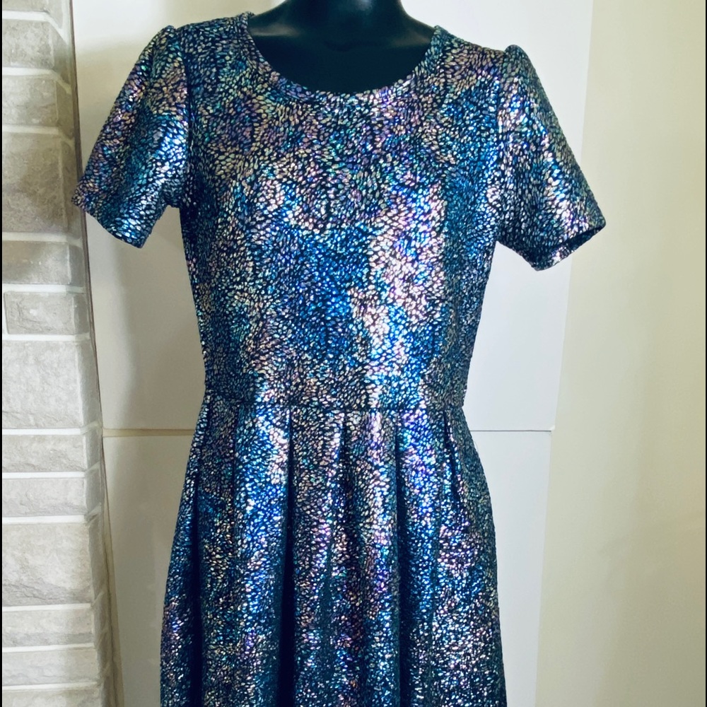Lularoe Amelia FISH SCALE  dress